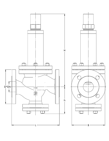 Перепускний клапан RV27F - F100